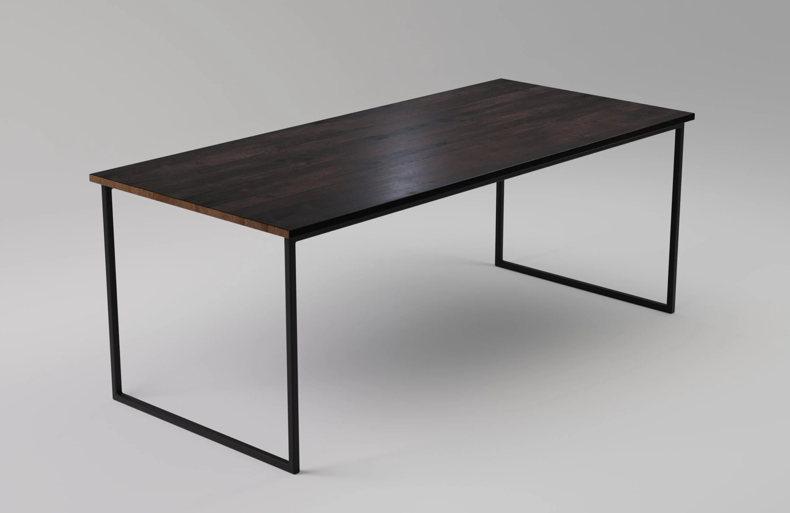 Black oak table top. Let`s learn its story! SFD Furniture Design