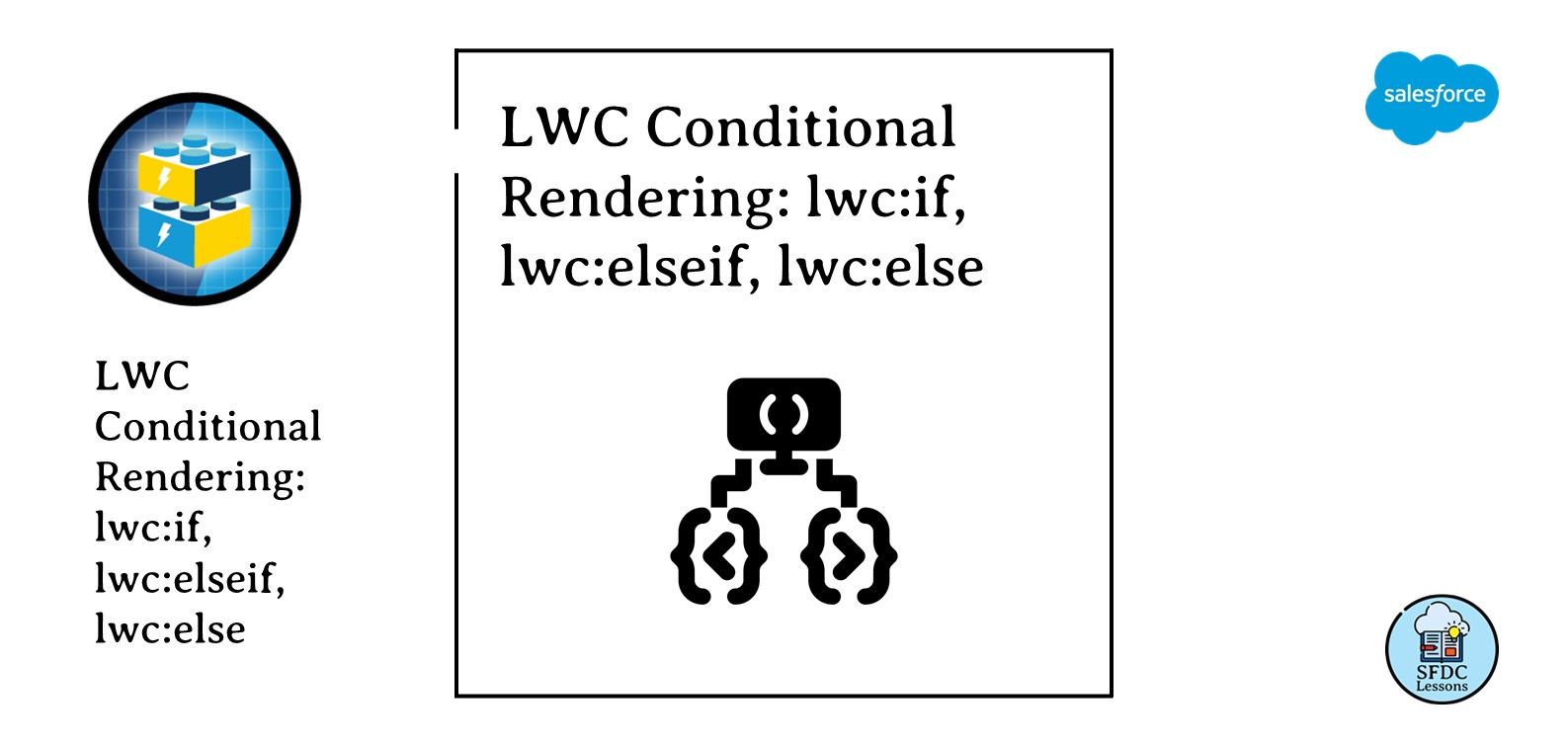 LWC Conditional Rendering lwcif, lwcelseif, lwcelse SFDC Lessons
