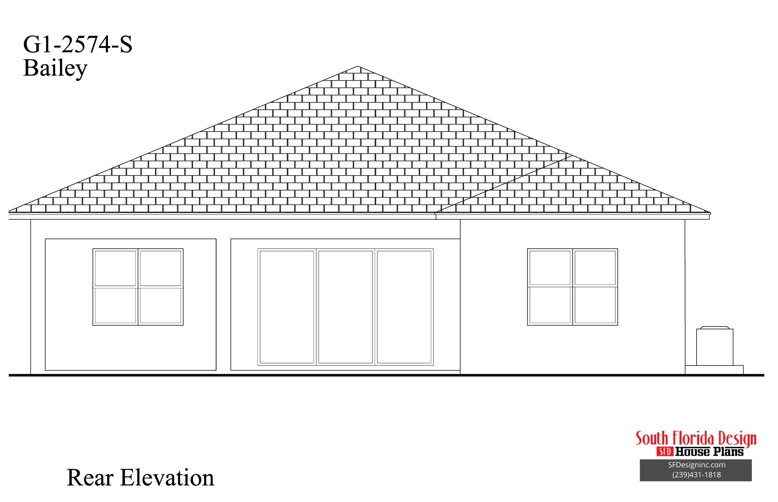 South Florida Design Bailey House Plan (G12574S)