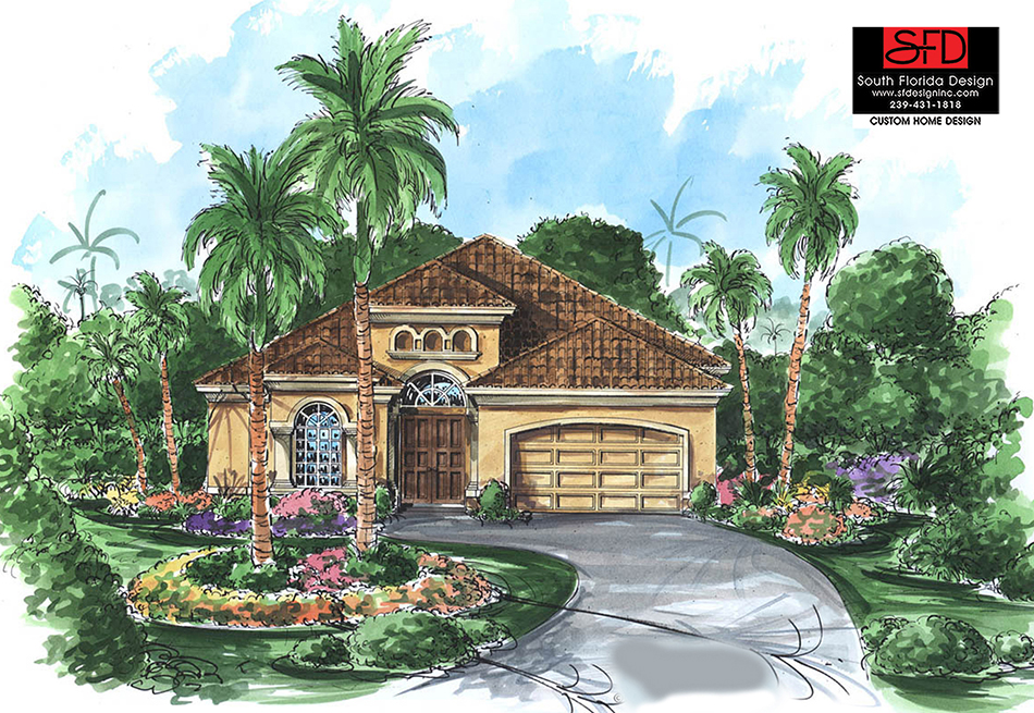 South Florida Design Durango I House Plan South Florida Design
