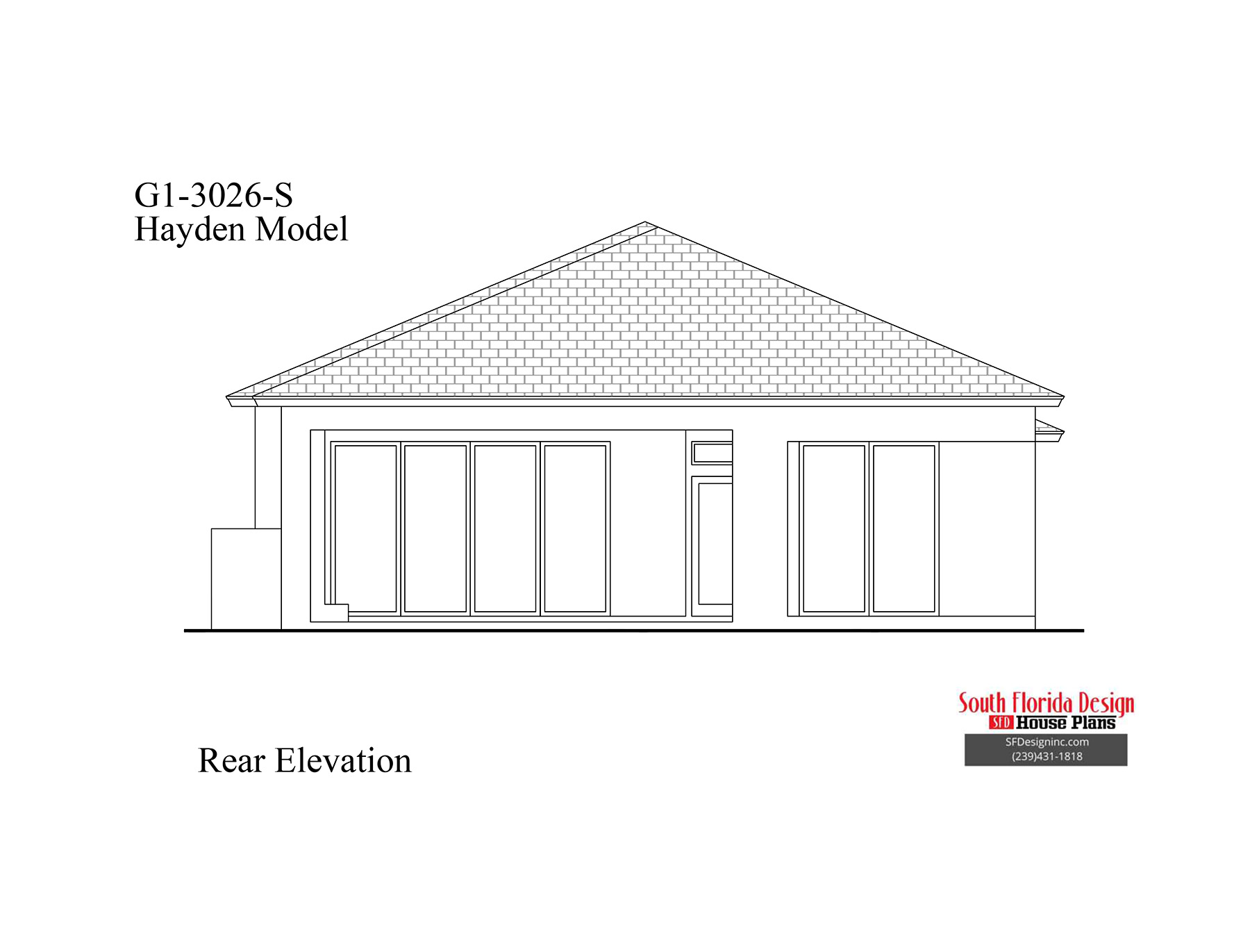 South Florida Design Hayden House Plan (G13026S)