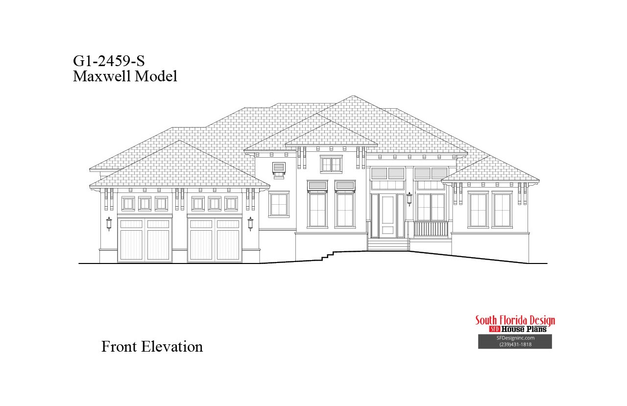 South Florida Design Maxwell House Plan South Florida Design