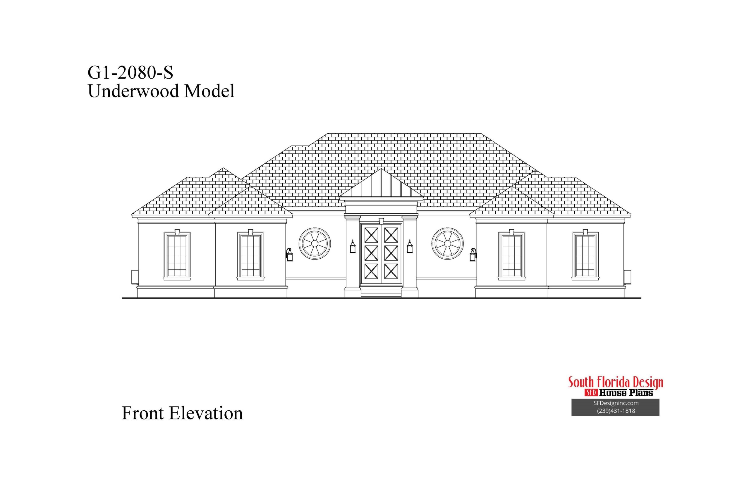 South Florida Design Underwood House Plan South Florida Design