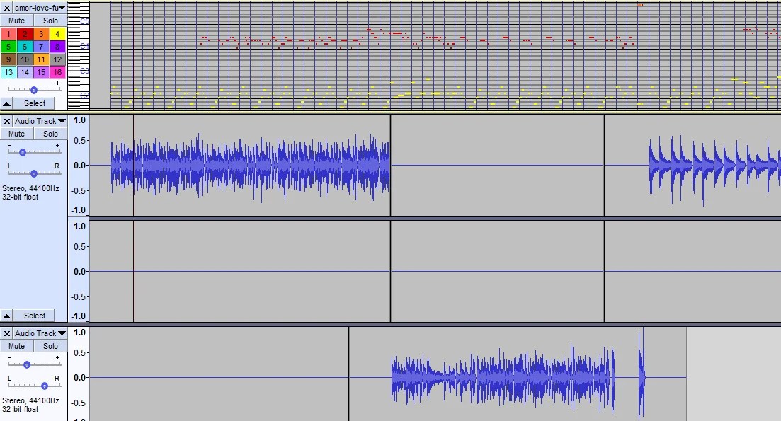 Overture, MIDI, GM Instruments, Audacity San Francisco Journal