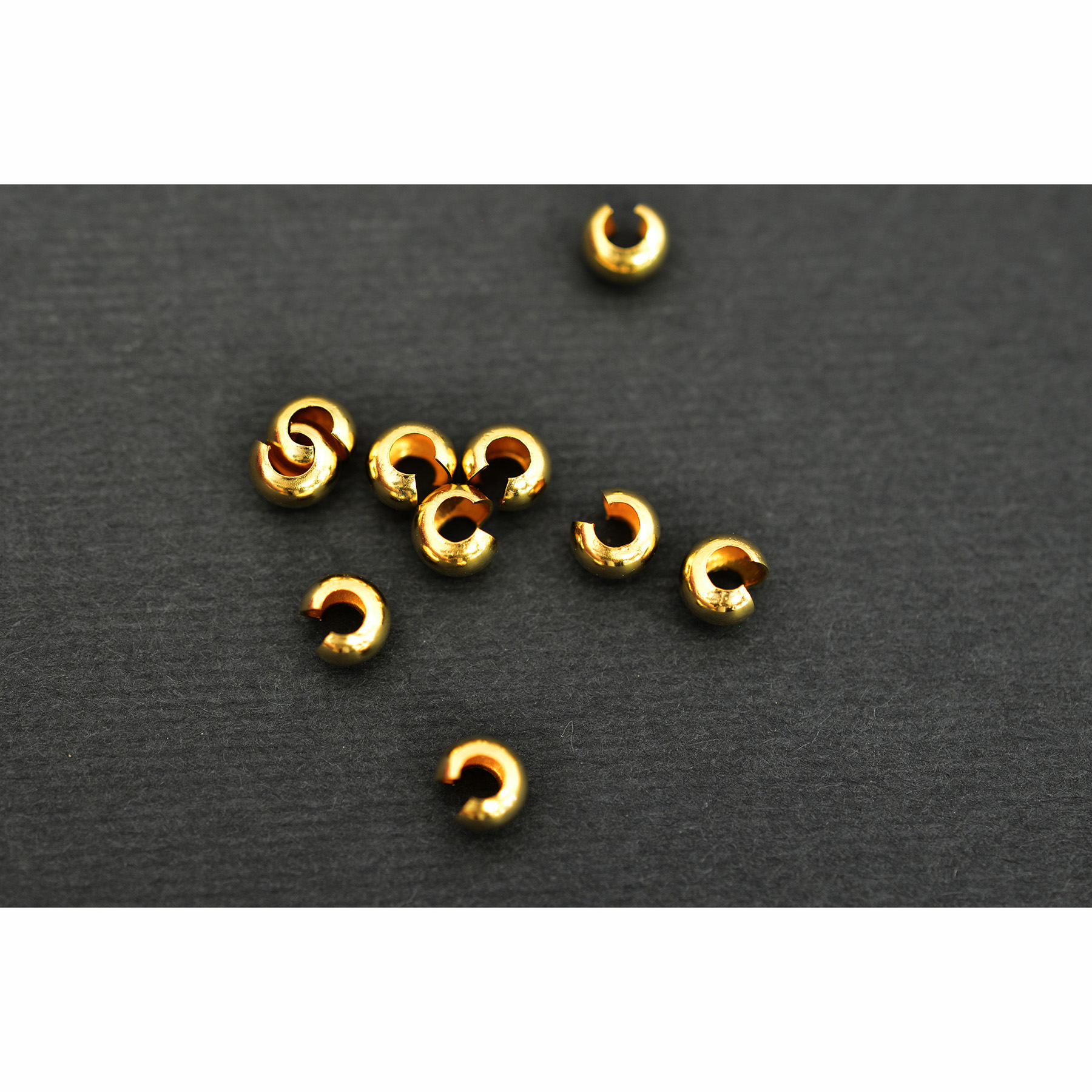 GoldFill Bead Crimp Covers Santa Fe Jewelers Supply Santa Fe