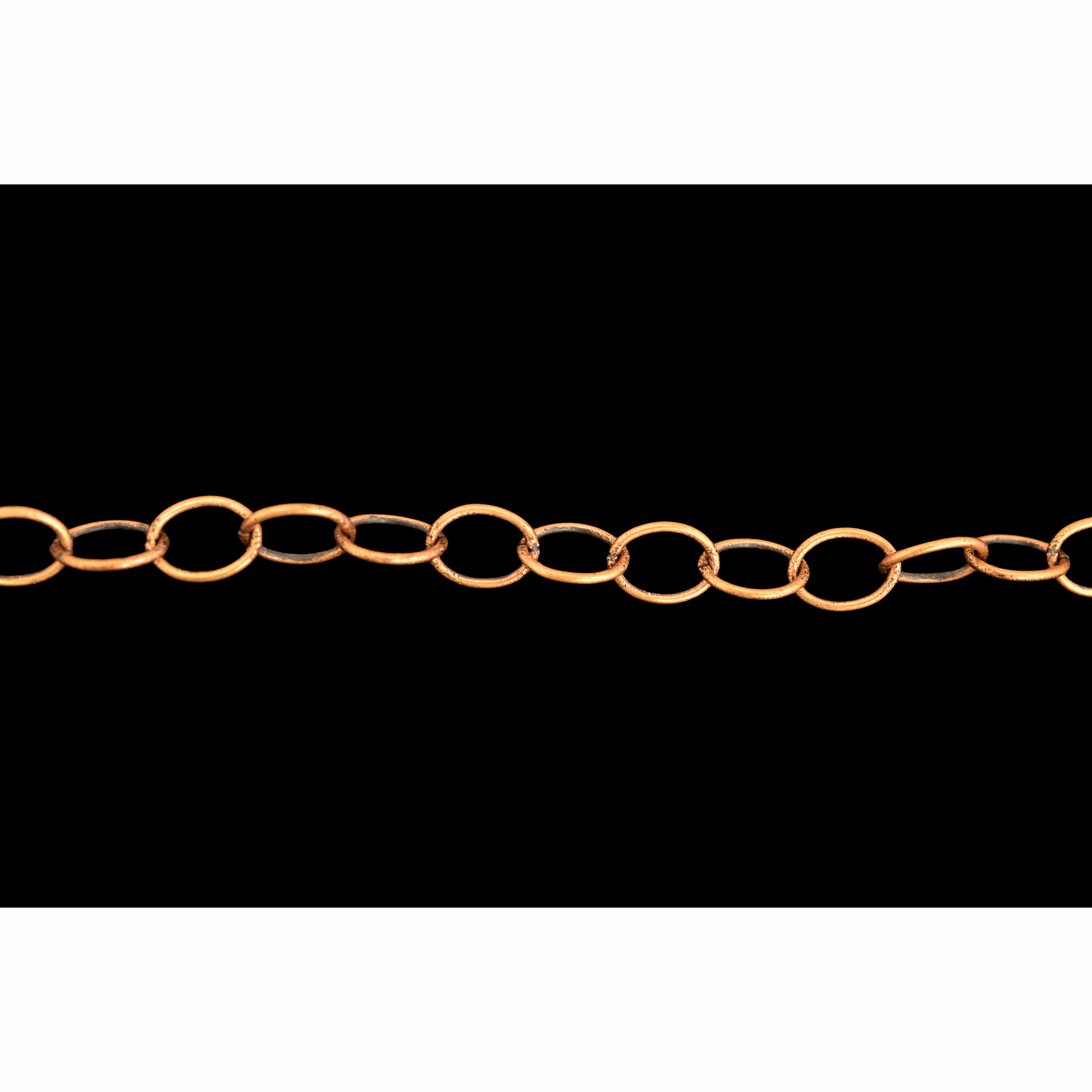 7mm Antiqued Copper Drawn Cable Chain Santa Fe Jewelers Supply