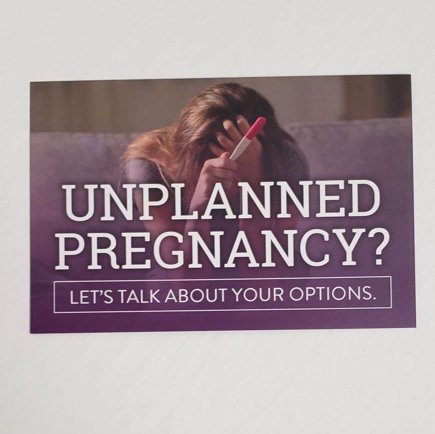 Unplanned Pregnancy? Info Card SFLA Online Store