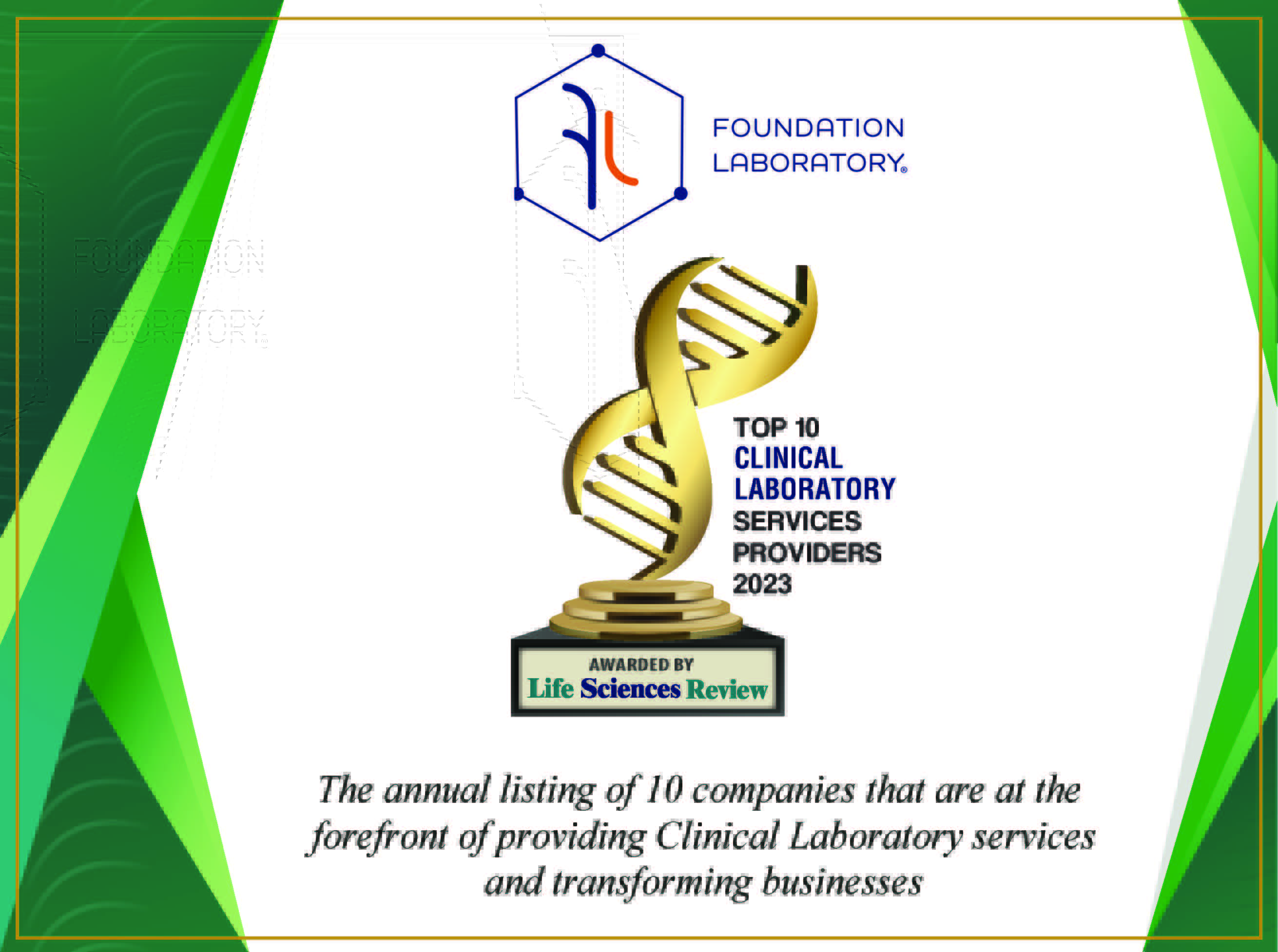 Foundation Laboratory Diagnostic Laboratory Services, California