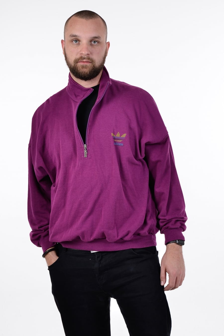 Vintage 1980's Adidas Sweatshirt Size XL From Brick Vintage