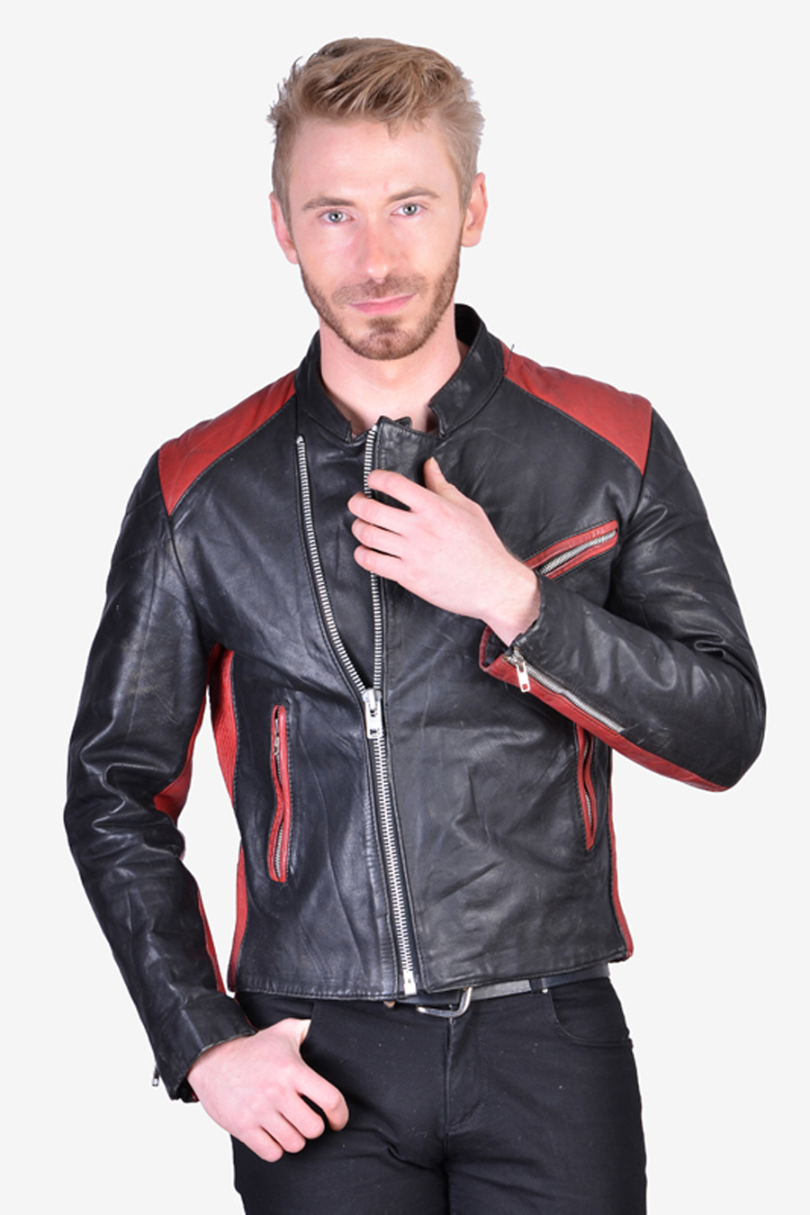 Vintage Biker Jacket Size XS Brick Vintage