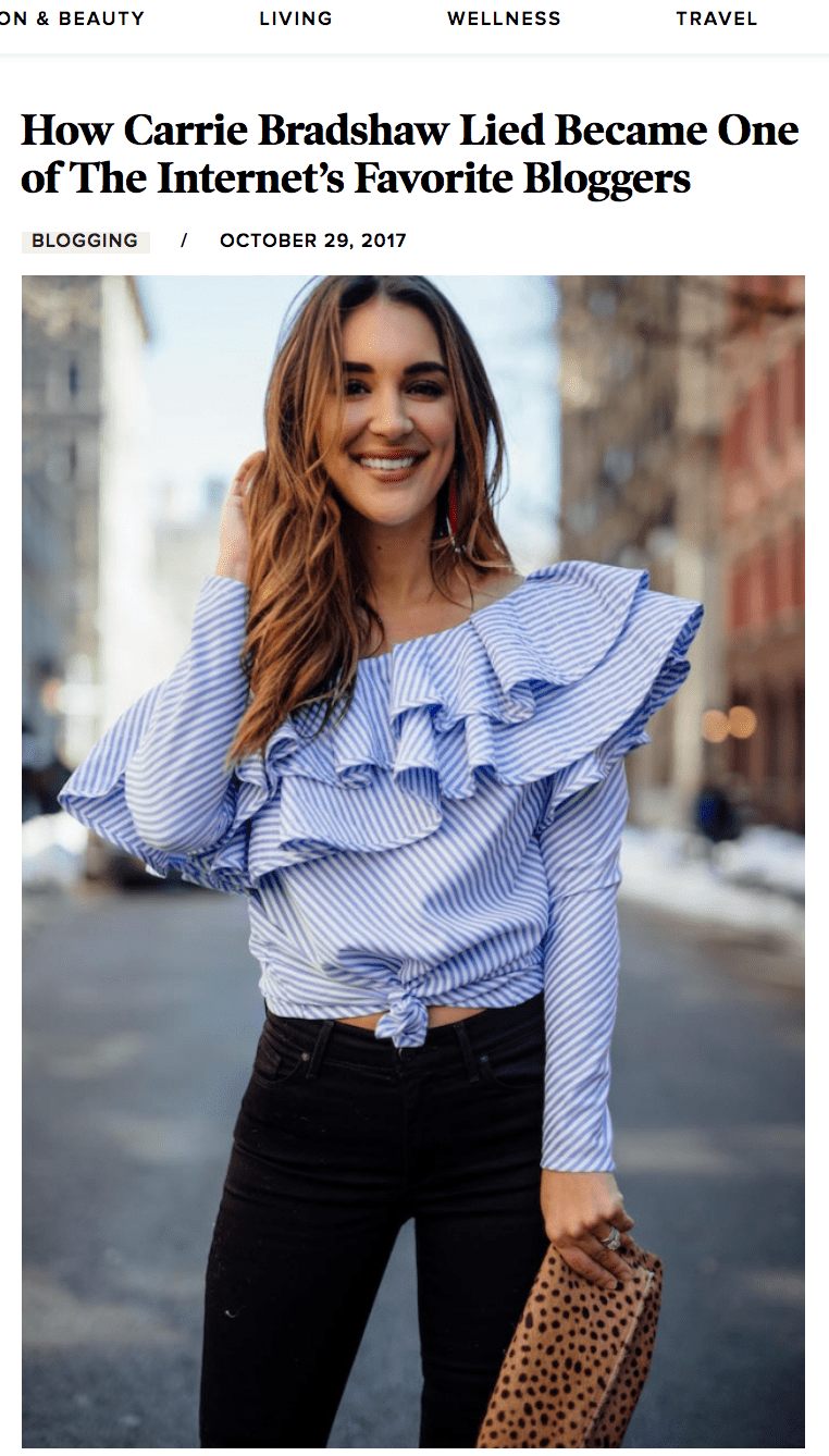 Carrie Bradshaw Lied in the Press