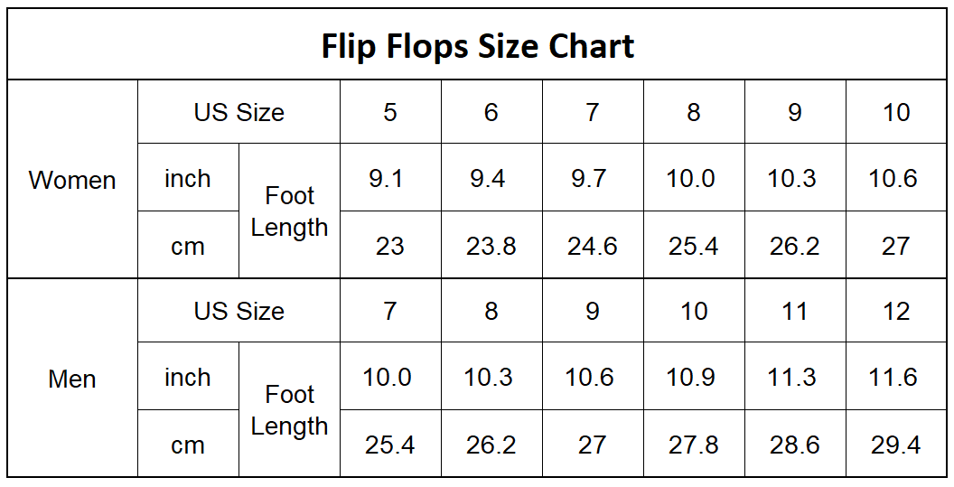 Size Chart Floda Shop