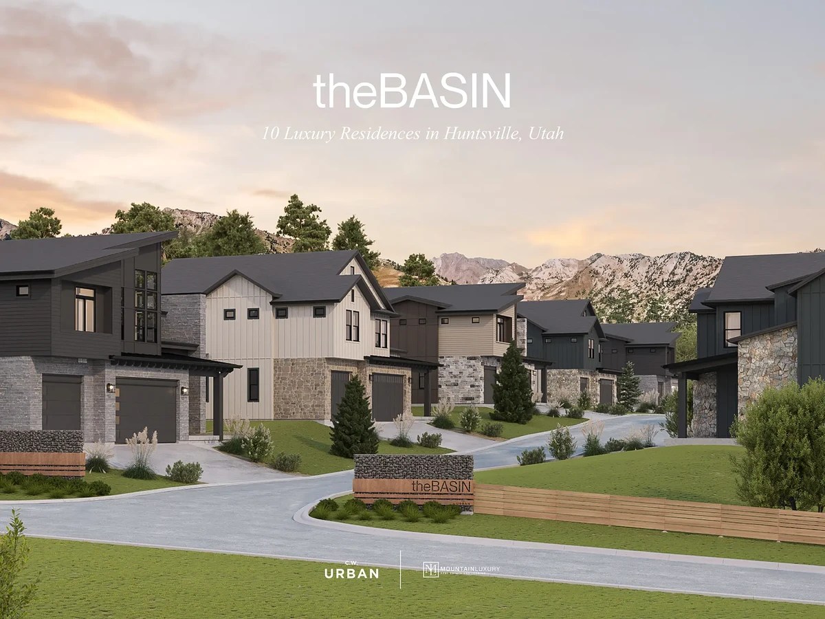 The Basin Homes for Sale in Huntsville, Utah Mountain Luxury