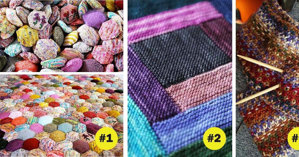 17 awesome knitting projects to finally use all that scrap yarn DIY