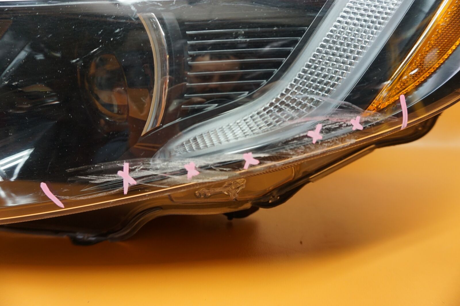 HONDA PILOT HEADLIGHT LEFT DRIVER 2016 2017 HALOGEN OEM