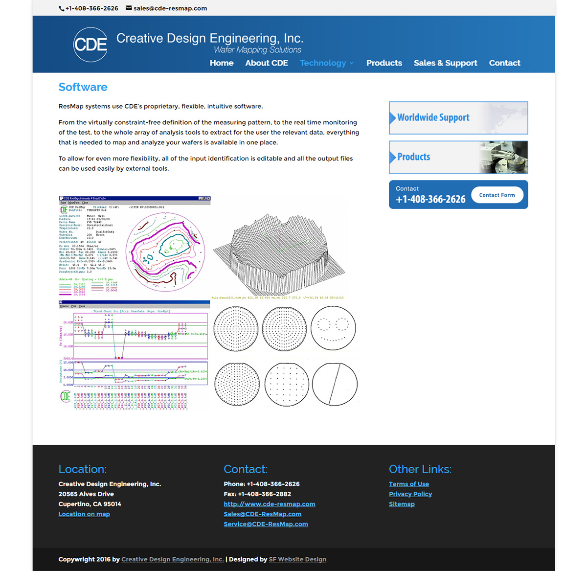 Creative Design Engineering Technology Website Desing