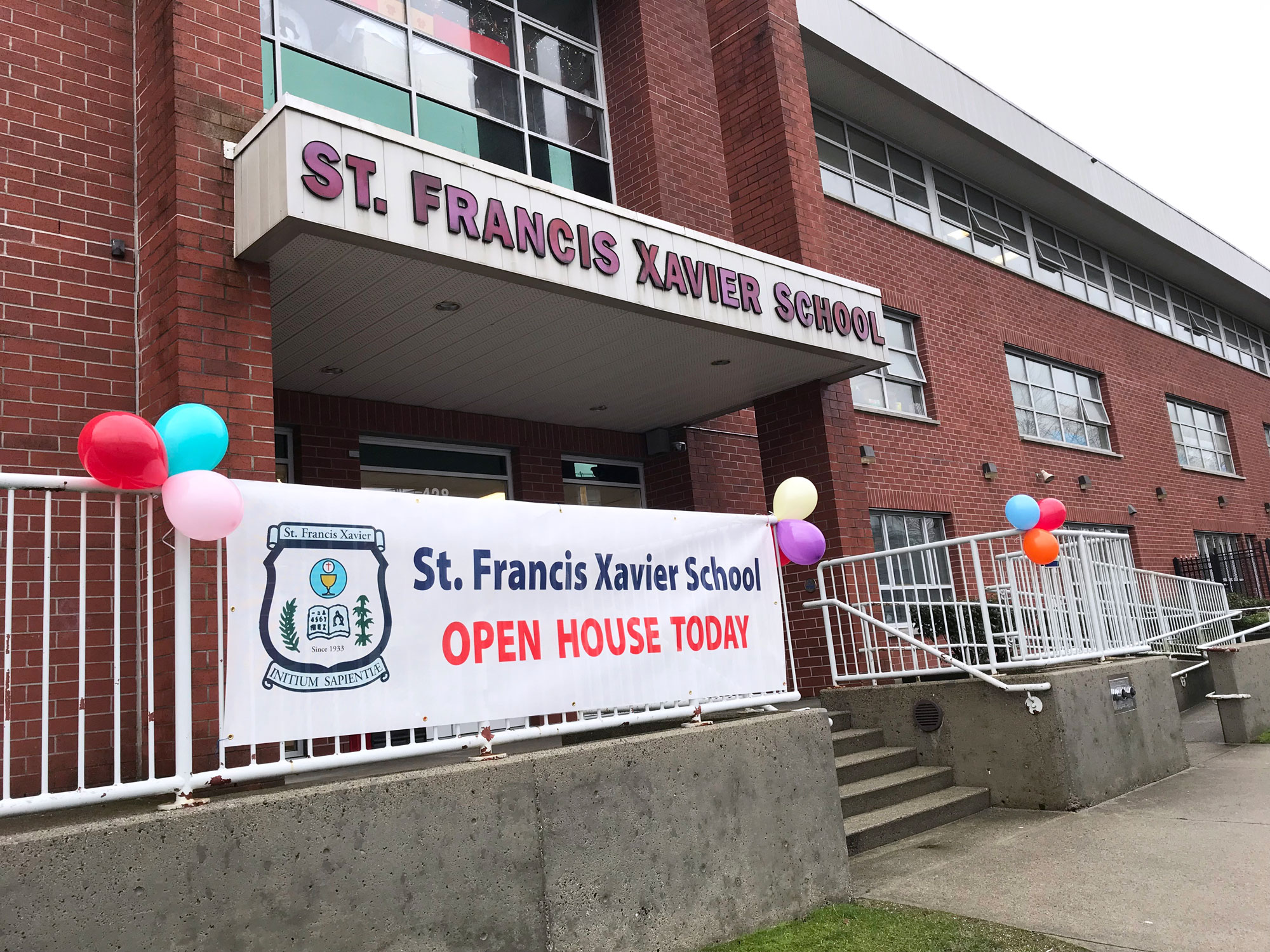 Save the date for our Open House St. Francis Xavier School