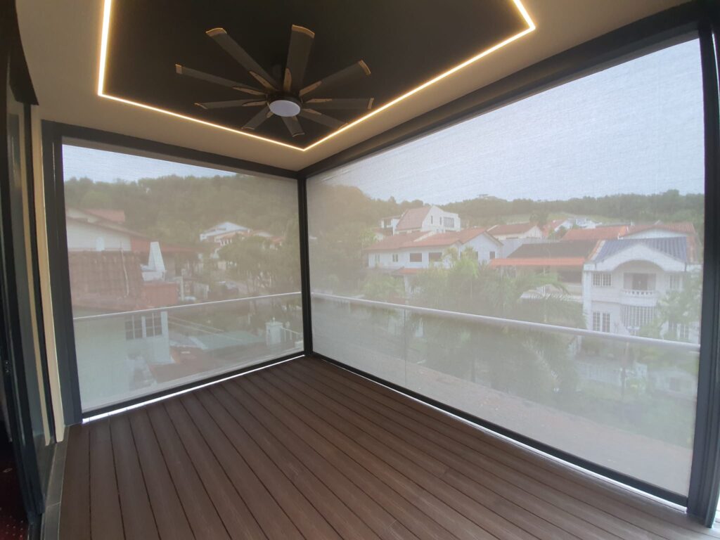 Zip Blinds in Singapore for Balcony, Outdoor Zip Blinds