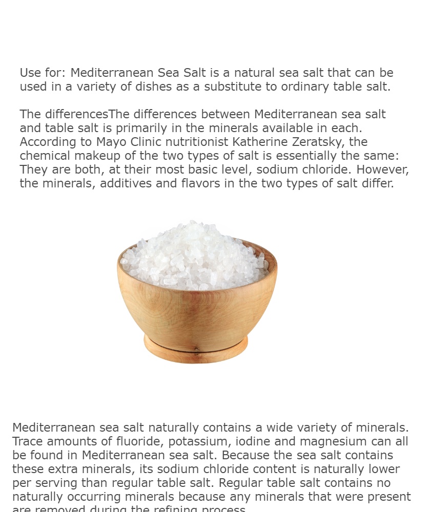 What Is The Chemical Makeup Of Sea Salt Mugeek Vidalondon