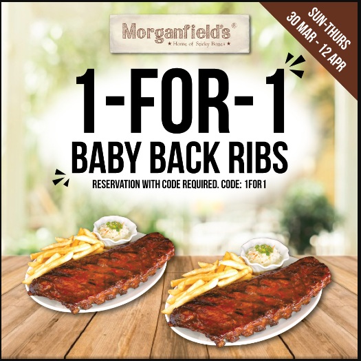 30 Mar12 Apr 2020 1for1 Baby Back Ribs Promo SG