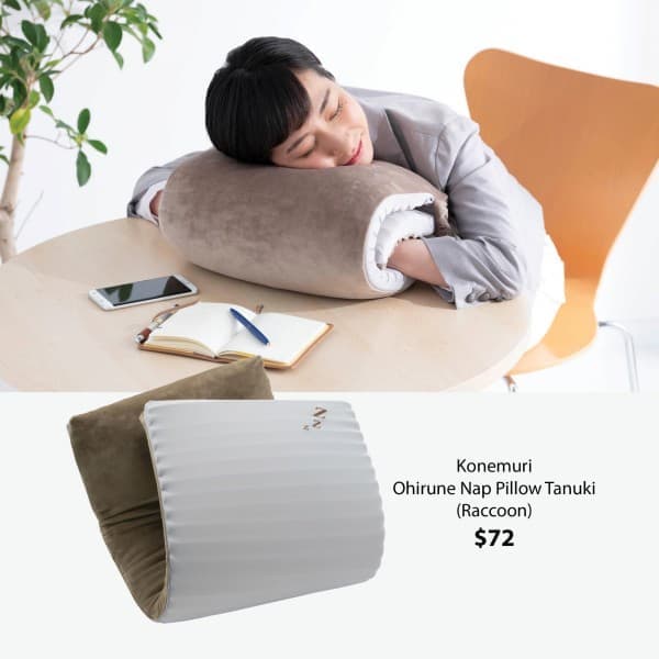 25 May9 Jul 2020 Nishikawa Konemuri Ohirune Nap Pillow Tanuki