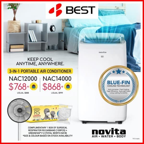 23 Mar 2021 Onward BEST Denki 3In1 Portable AirConditioner