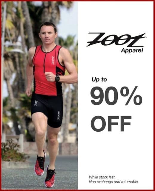 20 Mar 2021 Onward Zoot Sports Apparel Outlet Special Promotion at LIV