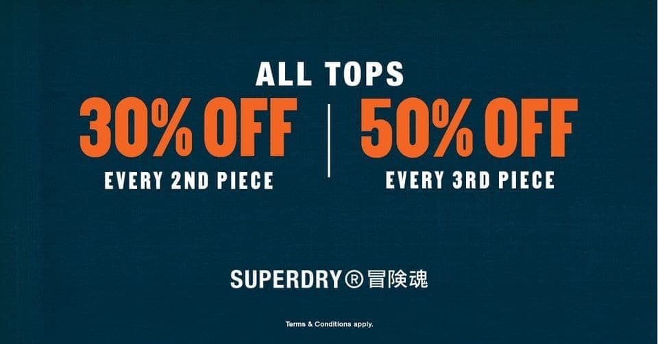 20 Mar 2021 Onward Superdry Instore Special Promotion SG