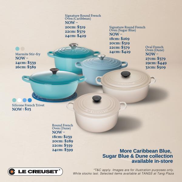 8 Mar4 Apr 2021 TANGS Le Creuset Promotion