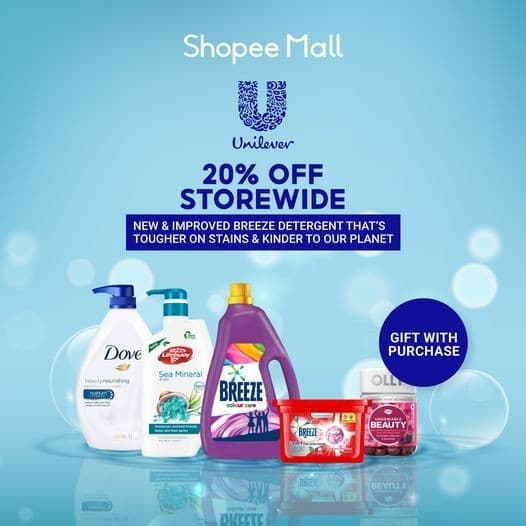 1314 Apr 2021 Unilever Storewide Discounts Promotion at Shopee SG