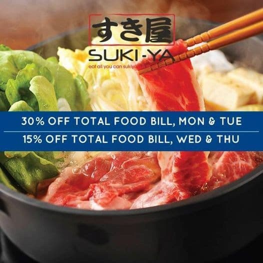 12 Apr30 Jun 2021 SukiYa Exclusive Discounts Promotion SG