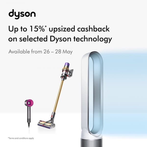 25 May 2021 Onward Dyson Cashback Promotion at ShopBack SG