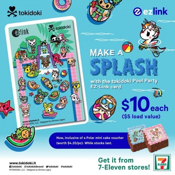 18 May 2021 Onward EZ Link Tokidoki Pool Party Promotion at 7Eleven