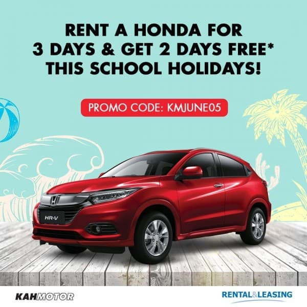 1 Jun30 Jun 2021 Honda School Holidays Promotion