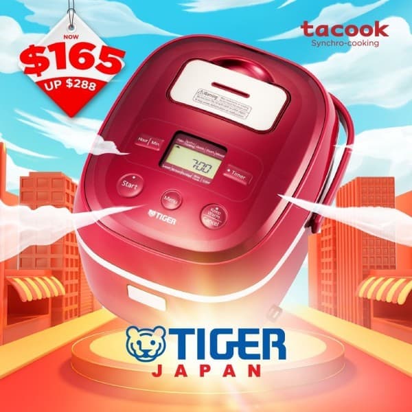 15 May 2021 Onward OG Tiger’s Tacook Rice Cooker Promotion SG