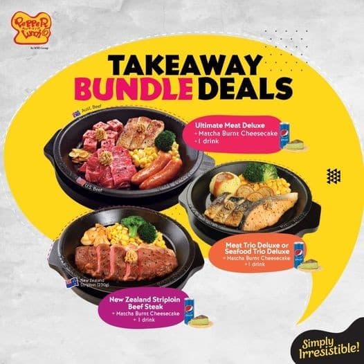 27 May 2021 Onward Pepper Lunch Takeaway Bundle Deals