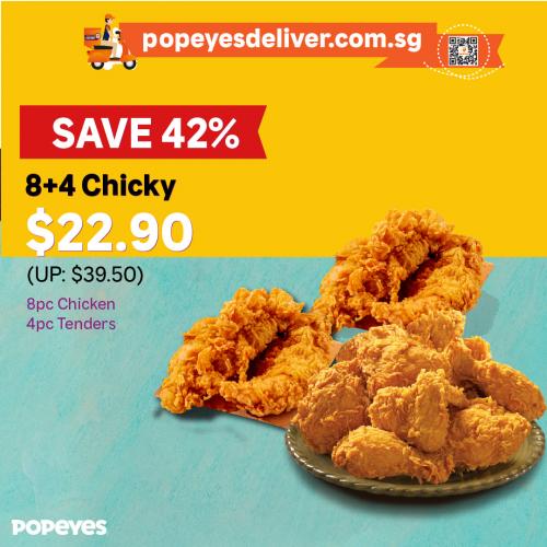 6 May 2021 Onward Popeyes Delivery Exclusive Promotion SG