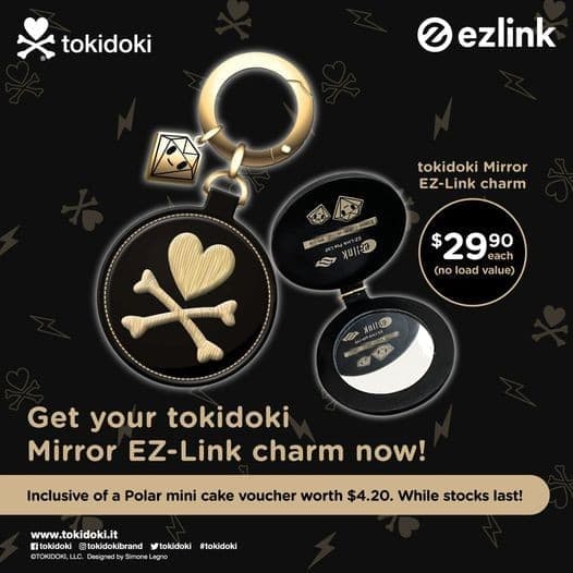 24 Jun 2021 Onward Tokidoki Mirror EZLink Charm Promotion SG