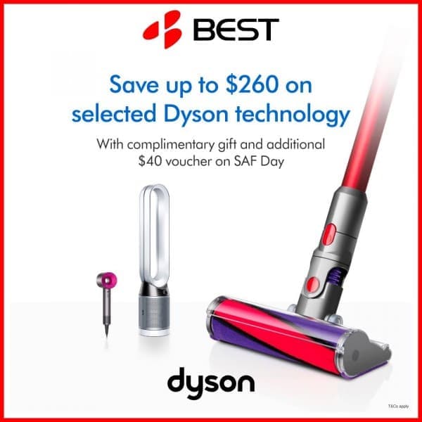 15 Jul 2021 BEST Denki Dyson Vacuum Cleaners Promotion SG