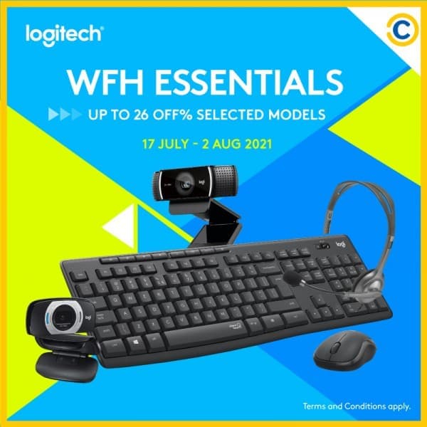 17 Jul2 Aug 2021 COURTS Logitech WFH Essential Promotion SG