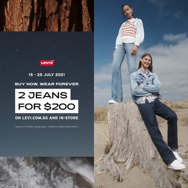 1525 July 2021 Levi's 2 Jeans Promotion