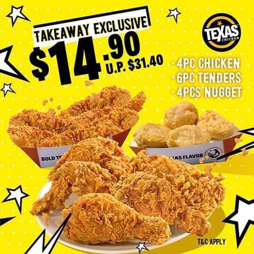 29 Jul8 Sep 2021 Texas Chicken Takeaway Exclusive Promotion