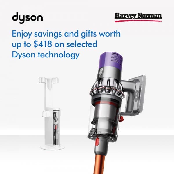 12 Aug 2021 Onward Harvey Norman Dyson v10 Absolute Vacuum Promotion