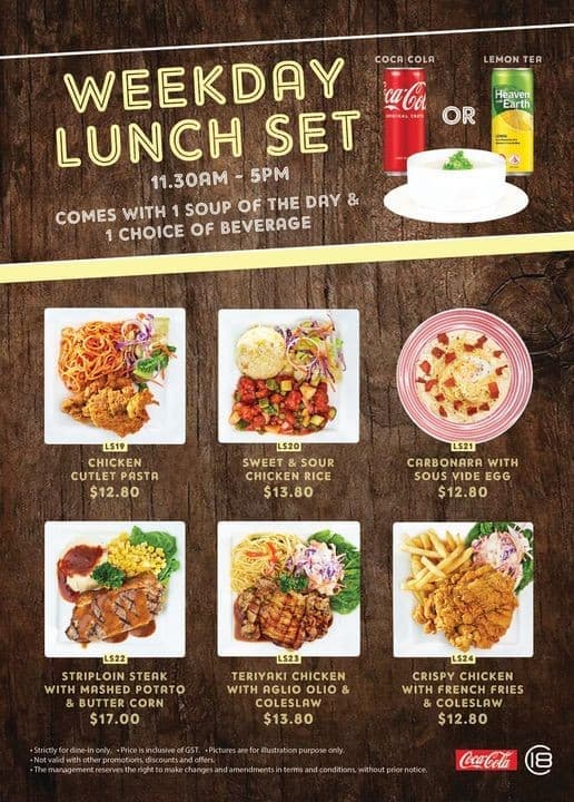 7 Sep 2021 Onward Eighteen Chefs Weekday Lunch Set Promotion SG