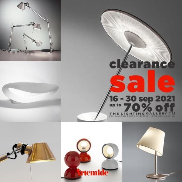 1630 Sep 2021 Million Lighting Clearance Sale at Kallang Bahru SG