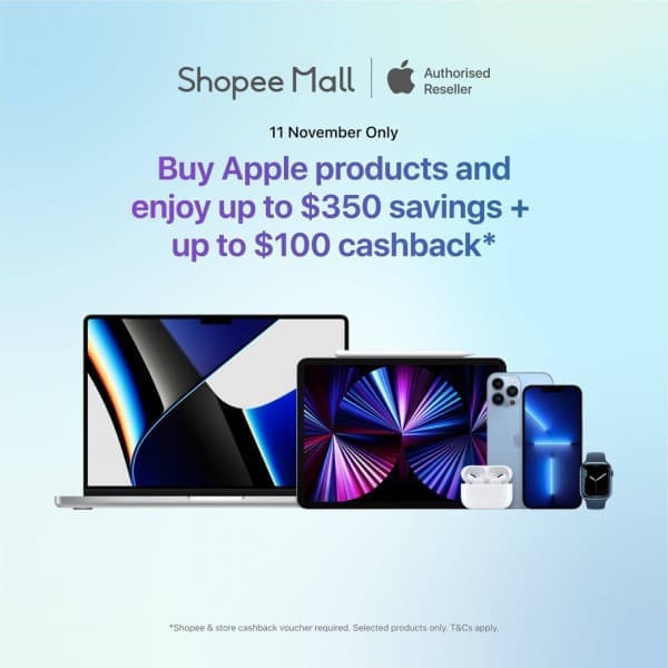 11 Nov 2021 Apple Products 11.11 Shopee Special Promotion SG