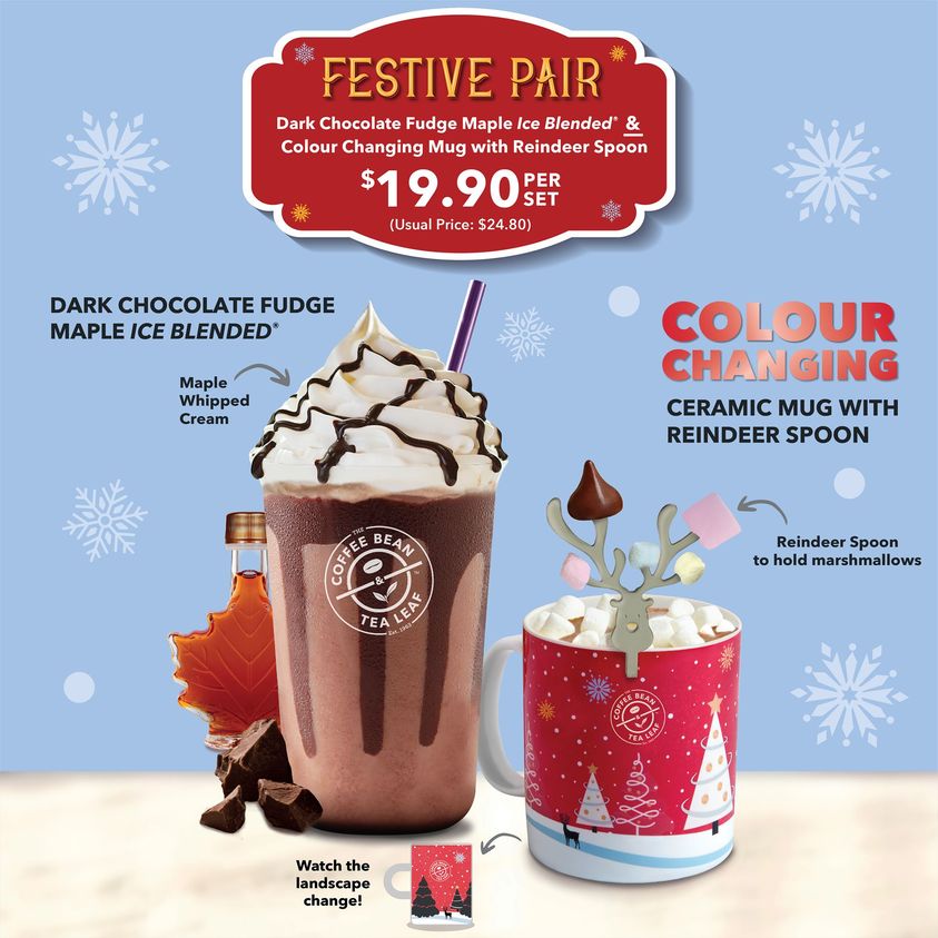 12 Nov 2021 Onward The Coffee Bean & Tea Festive Fair at Compass One