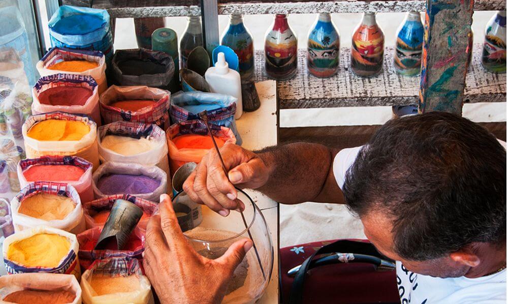 Sand Art by Artist Singapore Art Craft