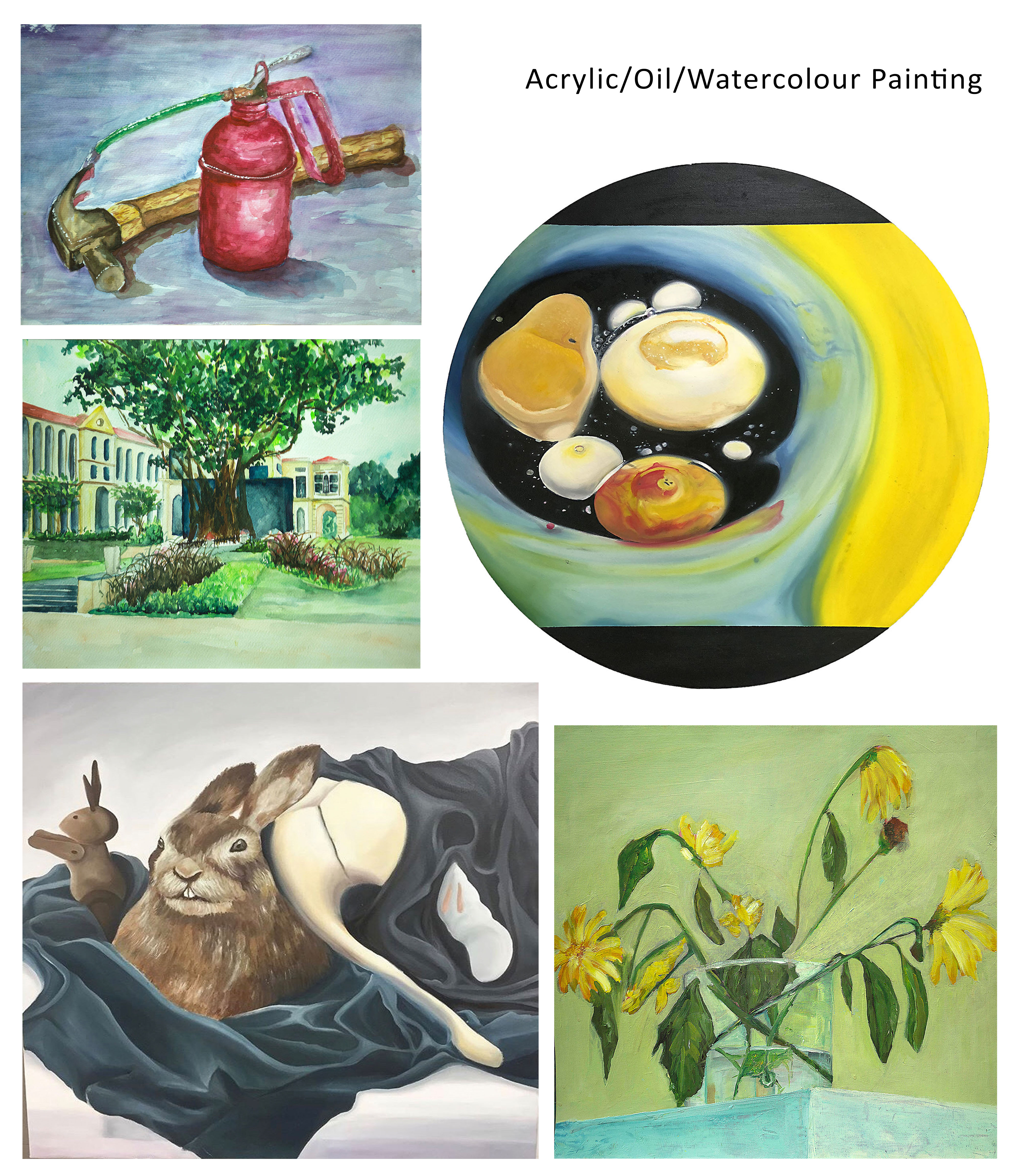 Acrylic Oil Watercolor Painting Singapore Lessons