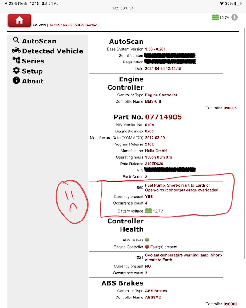 G650GS Sertao Fuel Pump Failed – Ramblings of a Singapore Biker Boy